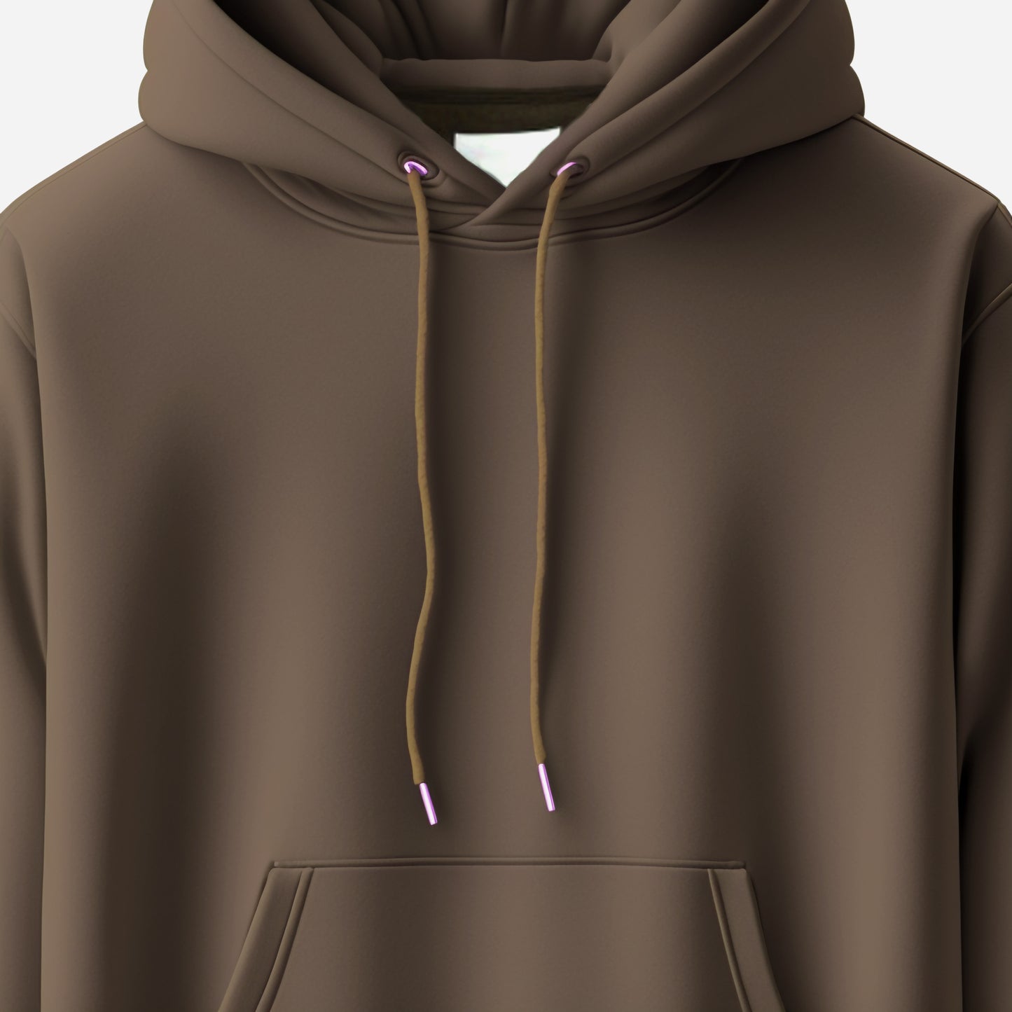 Soft Cotton Hoodie in Clay