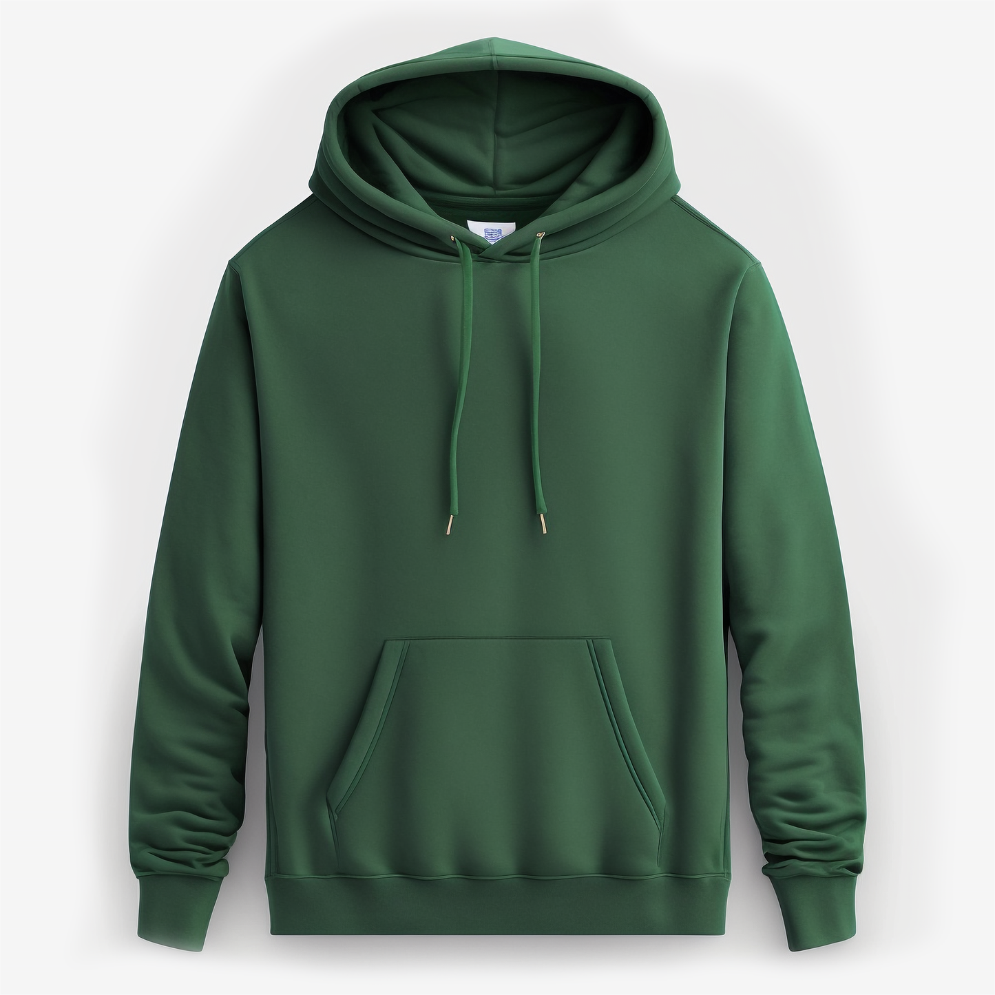 Soft Cotton Hoodie in Green